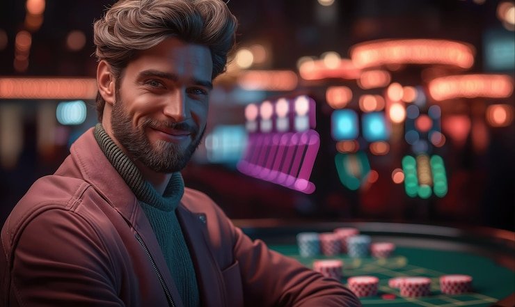 Antarmuka aplikasi dewalangit777 menampilkan slot games dan live casino